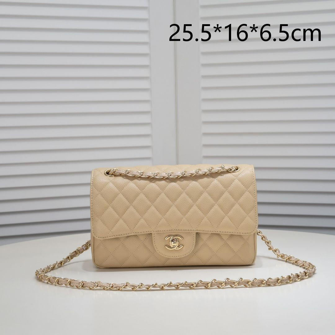 S94200 BEIGE/GOLD CHANEL 25CM