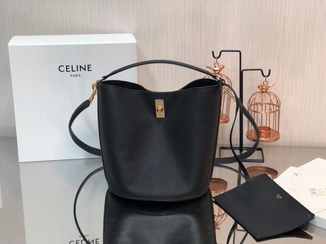 195573 CELINE Bucket BLACK