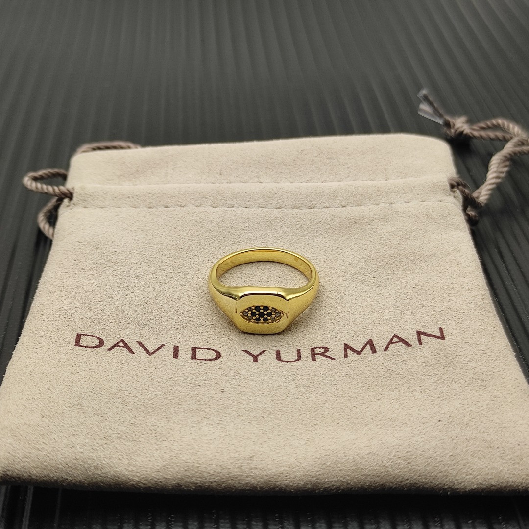 S141117 David Yurman 9.7mm Golden Evil Eye Ring
