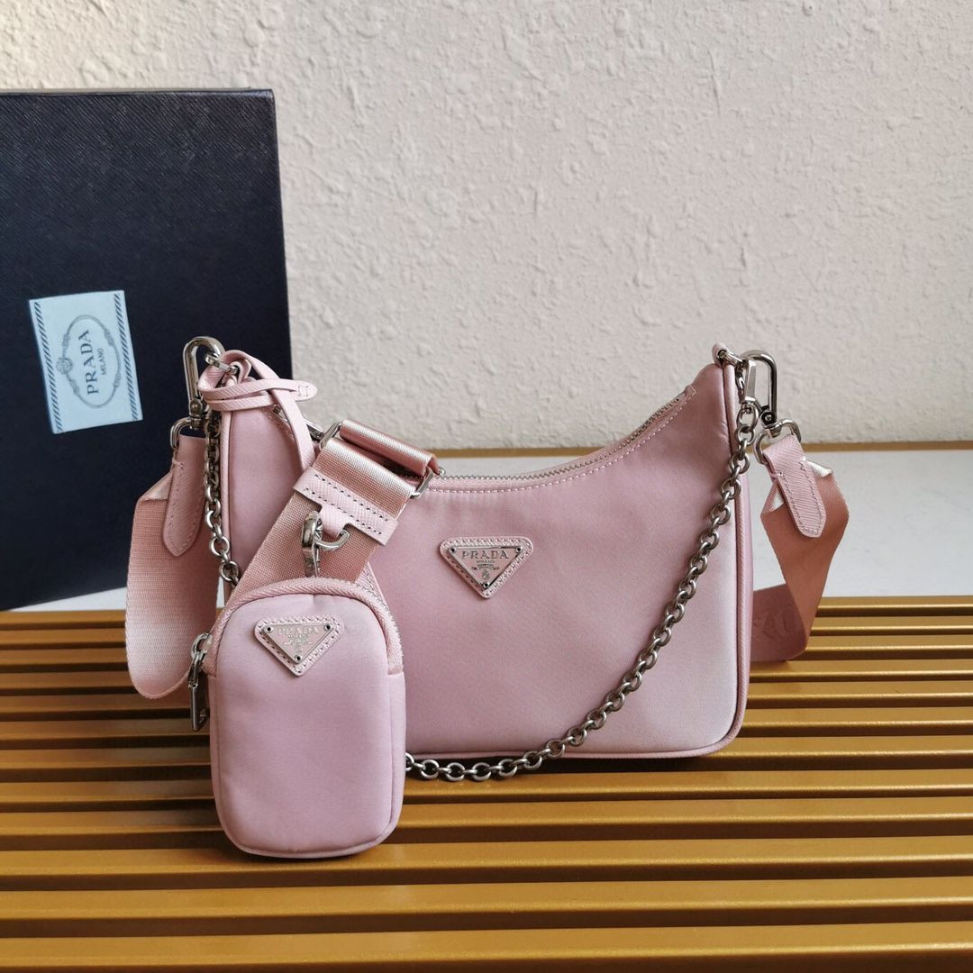 1BH204 PINK PRADA RE-EDITION