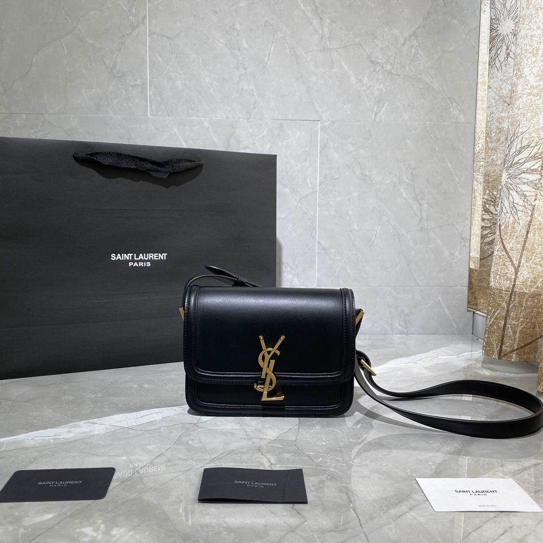 634306 BLACK YSL SOLFERINO 19cm