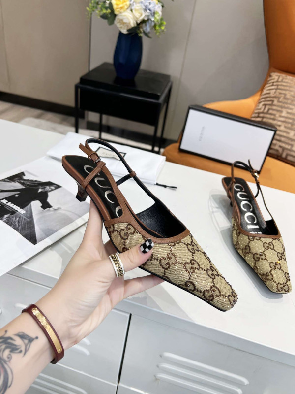 S34504 GUCCI KITTEN HEEL (2colors)