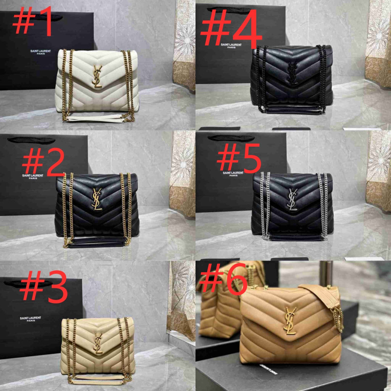 494699 BLACK/BLACK LOULOU YSL 25CM