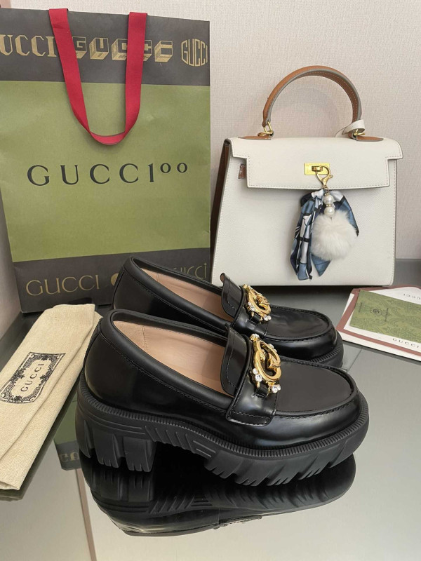 S64011 BLACK GUCCI SHOES