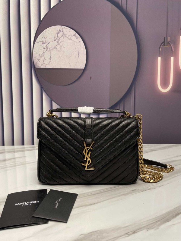 392737 BLACK/GOLD YSL COLLEGE