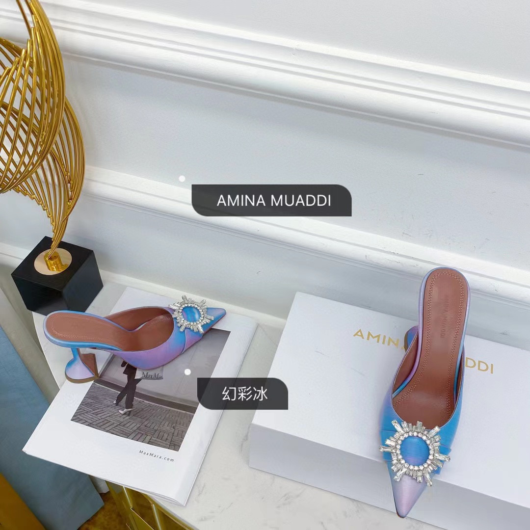 S87472 AMINA MUADDI MULTICOLOR HEELS