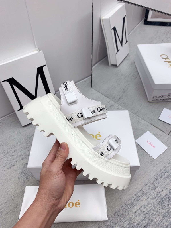 S59294 WHITE CHLOE SANDALS