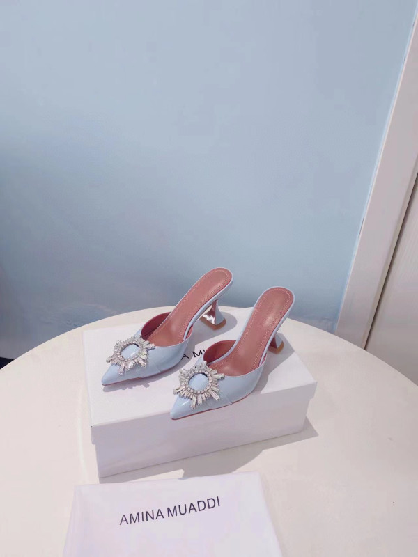 S87472 AMINA MUADDI BLUE HEELS