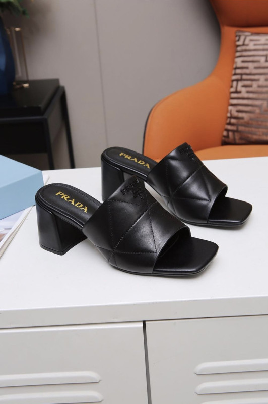 PRADA BLACK SANDALS