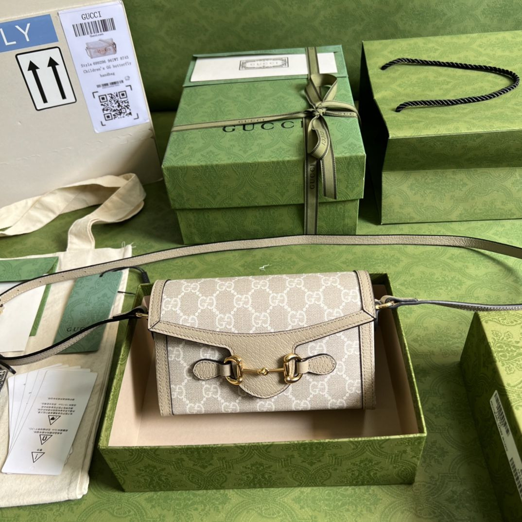 699296 Beige Gucci Horsebit 1955