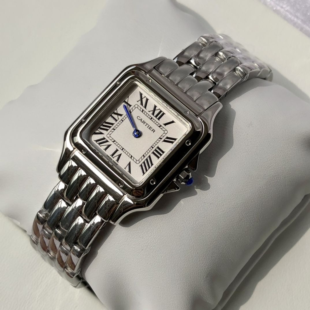 S40779 CARTIER PANTHERE SWIZZ QUARTS 316L (4colors)