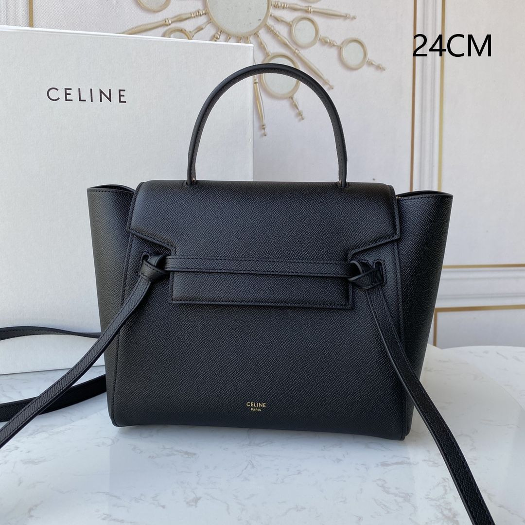 S11290 BLACK CELINE HANDBAG 24cm