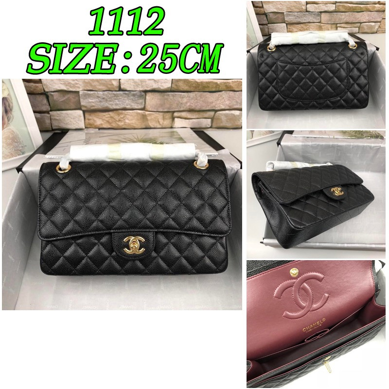 1112 CHANEL BLACK/GOLD CAVIAR