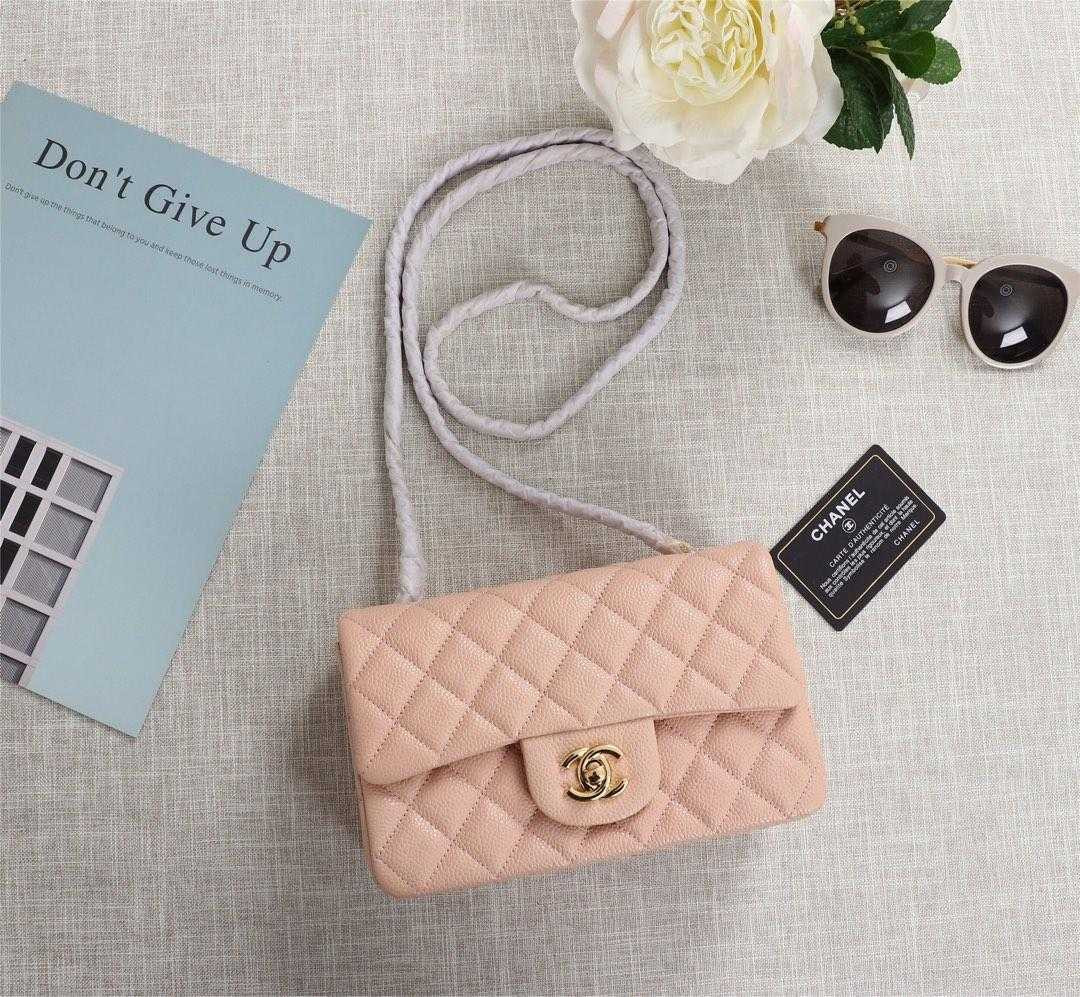 S01918 A1116 Chanel 20CM PINK/GOLD